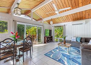 Elegant Hawaiian touches throughout this home