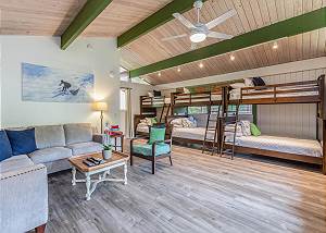 The Bunk Bedroom.  Super cool hang out space!