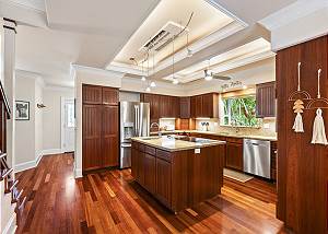 Beautiful wooden cabinets