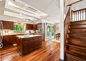 View from the stairs