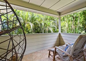 Upstairs lanai off of master bathroom