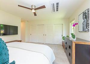 Master Bedroom equipped with a smart TV, AC and more!