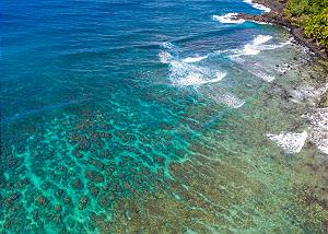 Aerial View of the reef