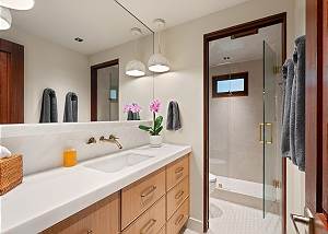 Guest bathroom downstairs