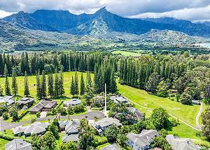 Tucked in a quiet cul-de-sac in Princeville