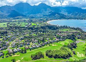 Aerial View of Hanalei