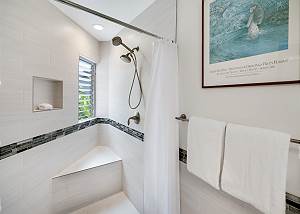 Full bathroom with shower ensuite upstairs master bedroom 