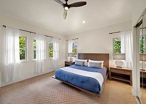 Guest bedroom with a king bed