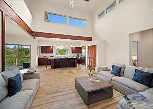 Bright, open living area