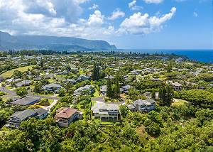 Princeville area looking towards Hanalei