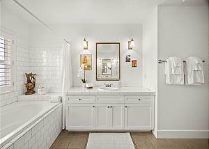 Plush linens and towels