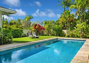 Lounge by the pool and get a tan