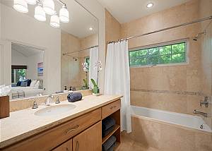 Spacious bathroom