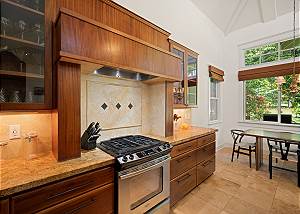 The kitchen is a chef's dream