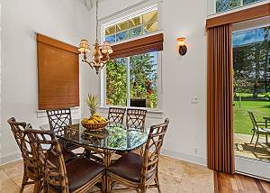 Enjoy dining inside or outside