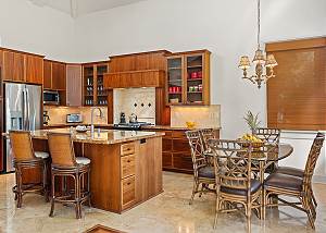 Dining area and kitchen