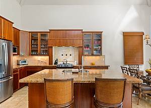 Fully stocked kitchen