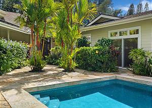 The front entrance of this home is magic