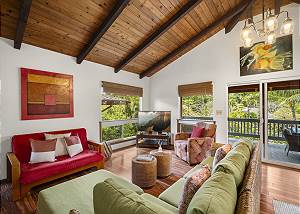 With a spacious living room