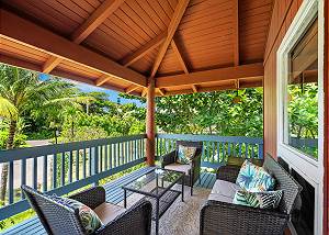A beautiful lanai to enjoy the day