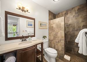 En suite bathroom