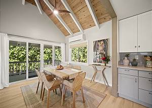 Dining room for sharing meals with friends and family