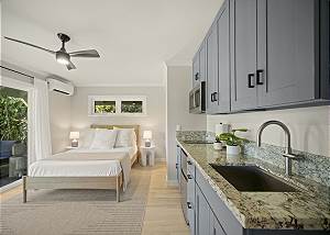 Added mini kitchen space for your private use