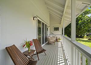 Watch the sunset from the lanai