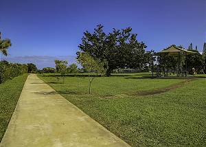 The Princeville Park and play area for kids