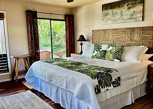 Master bedroom with a King bed