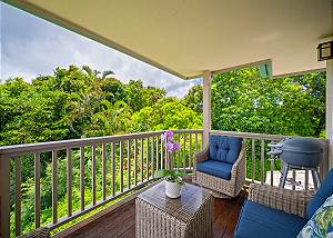 Lanai off of the main living area