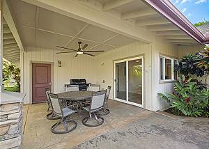 Private patio