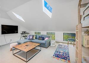 Upstairs loft area