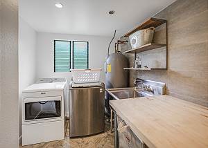 Full washer and dryer