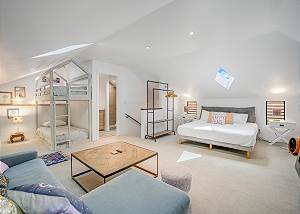 Bunk beds and King Bed