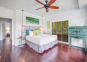 Spacious guest bedroom