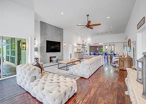 A gorgeous, modern living room