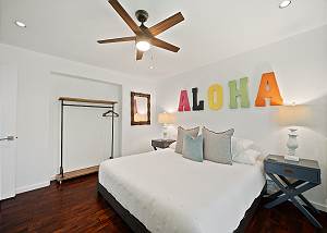Guest Bedroom, comfortable with upgraded amenities 