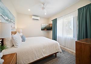 Guest Bedroom, Light and Airy with luxe furnishings