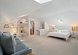 Guest bedroom, King bed, and bunk beds