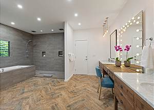 Spa-like bathroom 