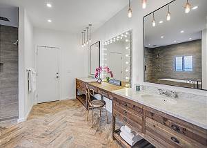 Master Bathroom with separate sinks