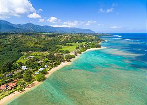 Anini Beach Aerial View