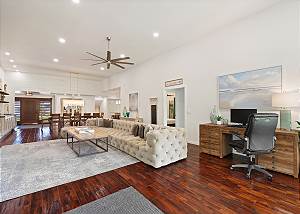 A place where you can spread out and enjoy the comforts