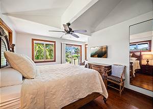 Luxurious linens and comfy bed for a good nights rest