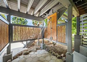 Large outdoor shower