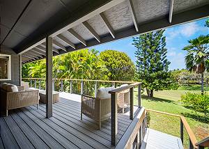 And tropical surroundings