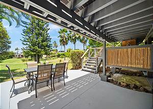 Dine and play games outside