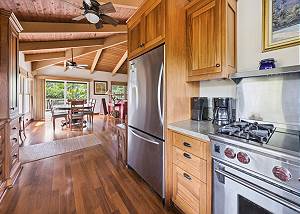 Easy flow floor plan opens from one area to the next