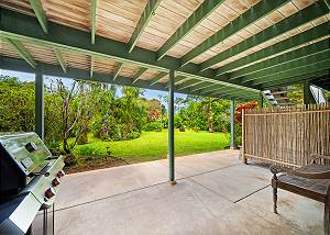 The perfect area for grilling and enjoying outdoor island living